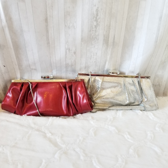 Daisy Fuentes Beatrice Clutch Purse Lot of 2 - Picture 3 of 8